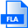 FLA File Extension Icon 32x32 png